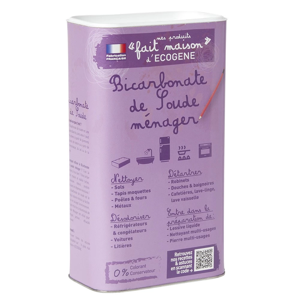 Bicarbonate De Soude Ecogene 1,5 Kg 2 Bicarbonate De Soude Ecogene 1,5 Kg – Image 2