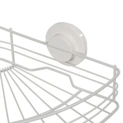 Étagère De Douche Panier D'angle à Ventouse Blanc -Vous ne pouvez pas battre les meubles. 514905 morePictures 3