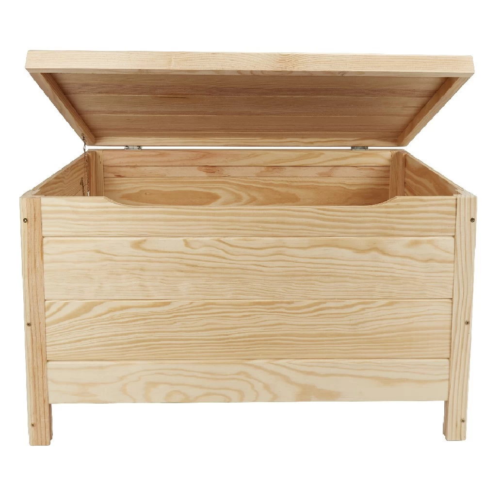 Coffre Bois Pin Massif à Monter Soi-même Grand Modèle 1 Coffre Bois Pin Massif à Monter Soi-même Grand Modèle