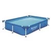 Piscine Tubulaire Rectangulaire Steel Pro L221 X L150 X H43cm Bestway