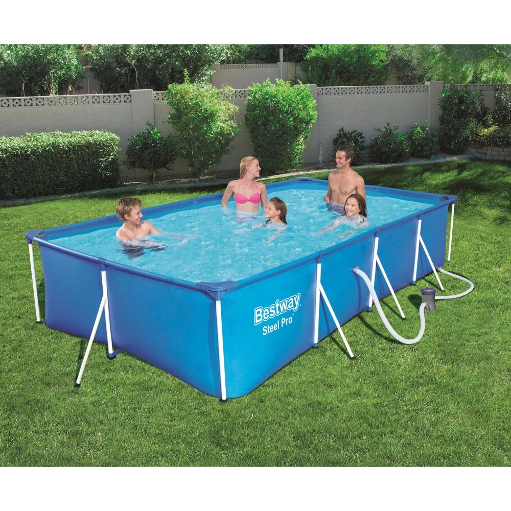 Piscine Tubulaire Rectangulaire Steel Pro L400 X L211 X H81cm Bestway 2 Piscine Tubulaire Rectangulaire Steel Pro L400 X L211 X H81cm Bestway – Image 2