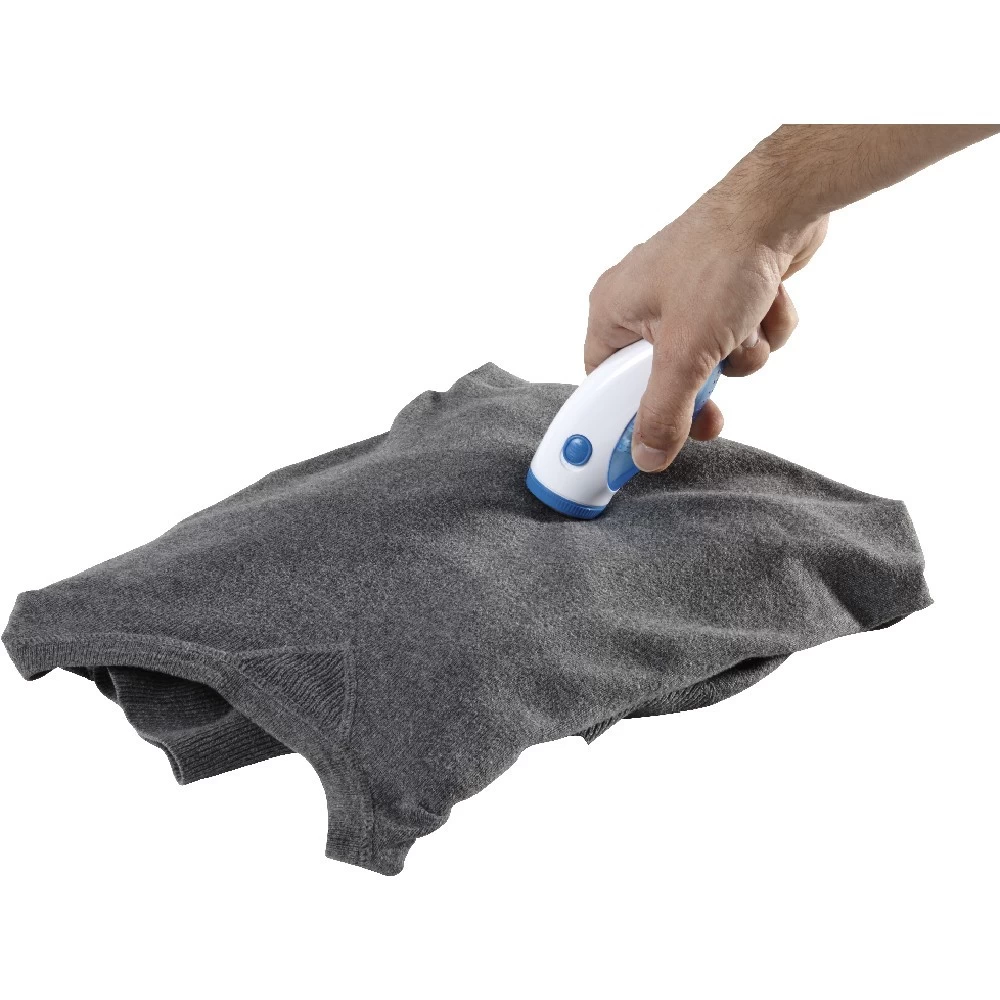 Rasoir Textile électrique Bleu Et Blanc 2 Rasoir Textile électrique Bleu Et Blanc – Image 2