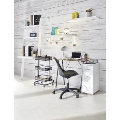 Étagère Bureau Zanora Mdf Blanc 4 Étagère Bureau Zanora Mdf Blanc -Vous ne pouvez pas battre les meubles. 531241