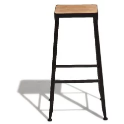 Tabouret De Bar Chicago Noir Et Bois X2 -Vous ne pouvez pas battre les meubles. 534019 morePictures 3