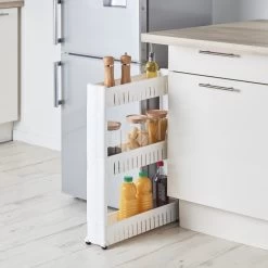 Desserte Resserre Cuisine étroite Sur Roulettes 3 Niveaux 8 Desserte Resserre Cuisine étroite Sur Roulettes 3 Niveaux -Vous ne pouvez pas battre les meubles. 540830