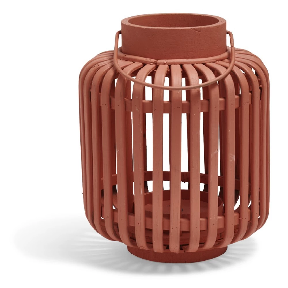 Lanterne En Bambou Et Métal 1 Lanterne En Bambou Et Métal