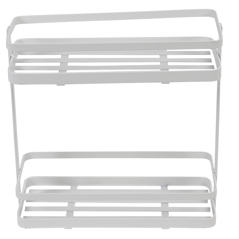 Étagère De Cuisine Design Filaire Métal Blanc à Poser 4 Étagère De Cuisine Design Filaire Métal Blanc à Poser – Image 4