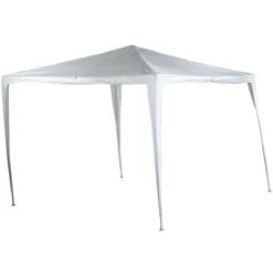 Tonnelle Carrée Florence Blanche 8,4 M² -Vous ne pouvez pas battre les meubles. 545092 morePictures 01