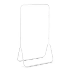 Portant Vêtement Simple Blanc