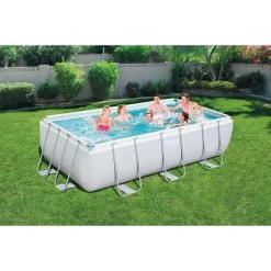 Piscine Tubulaire Rectangulaire L404 X L 201 X H 100 Cm Bestway -Vous ne pouvez pas battre les meubles. 550144