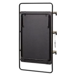 Table 3en1 Tableau Et étagères Noir Et Naturel