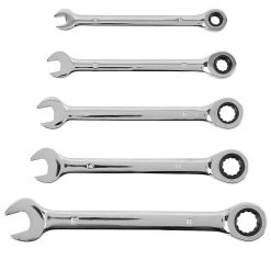 Set Clé à Cliquet 72 Dents X5