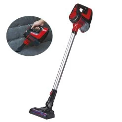 Aspirateur 2 En 1 Sans Fil Sans Sac Silencieux Homday Rouge