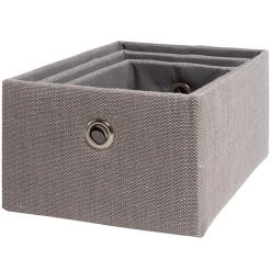 Panière Déco Encastrable Grise X3 6 Panière Déco Encastrable Grise X3 -Vous ne pouvez pas battre les meubles. 552493 morePictures 02