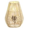Lampe De Chevet Avec Abat Jour En Cordage Imitation Jute Naturel