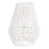 Lampe De Chevet Avec Abat Jour En Cordage Imitation Jute Blanc