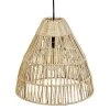 Suspension Avec Abat Jour En Cordage Imitation Jute Naturel