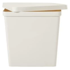Boîte De Rangement Avec Couvercle Beige 26 L