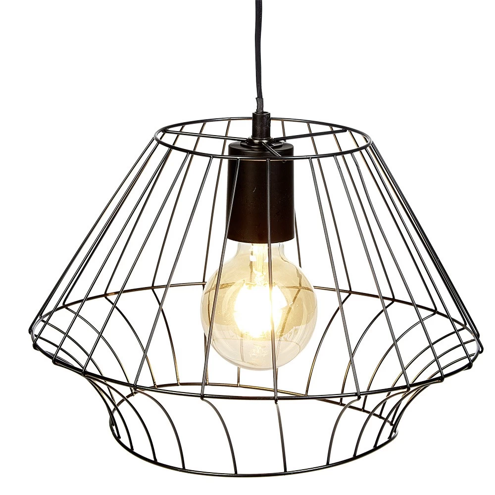 Suspension Filaire Métal Noir 2 Suspension Filaire Métal Noir – Image 2