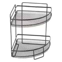 Étagère D'angle Vintage Métal Noir 2 Niveaux -Vous ne pouvez pas battre les meubles. 555101 morePictures 01