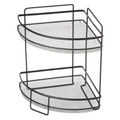 Étagère D'angle Vintage Métal Noir 2 Niveaux -Vous ne pouvez pas battre les meubles. 555101 morePictures 03