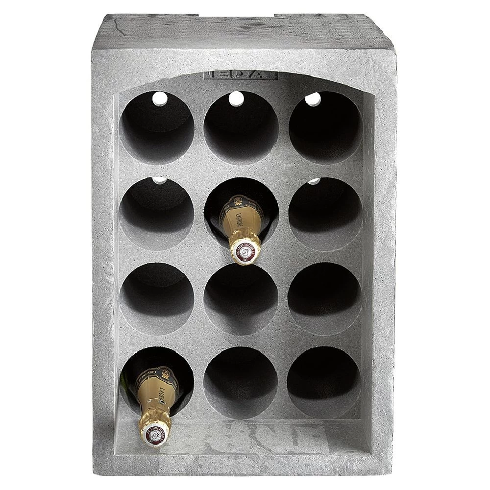 Range-bouteilles 12 Emplacements Gris 4 Range-bouteilles 12 Emplacements Gris – Image 4