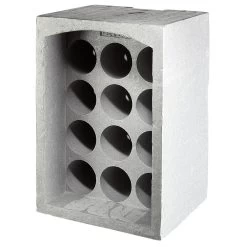 Range-bouteilles 12 Emplacements Gris