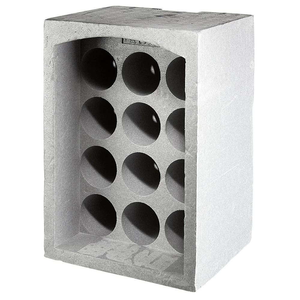 Range-bouteilles 12 Emplacements Gris 1 Range-bouteilles 12 Emplacements Gris