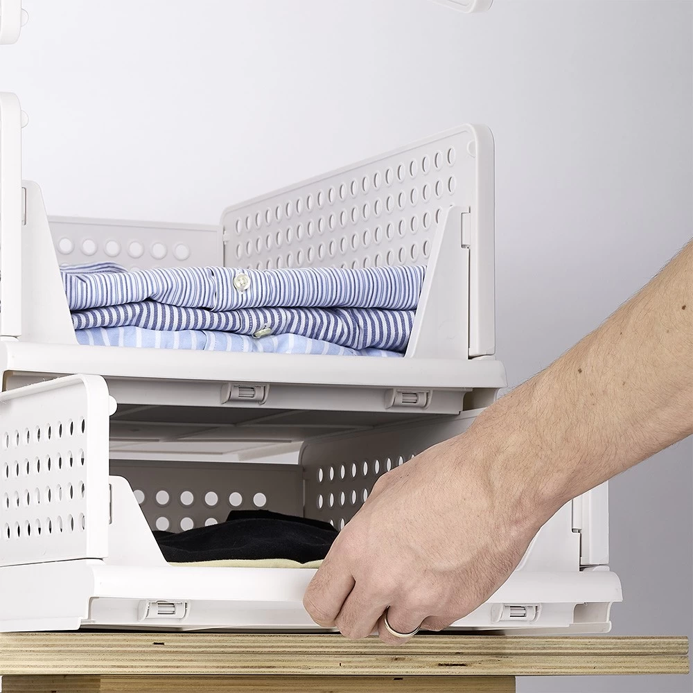 Rangement Dressing Superposable Coulissant Blanc Grand Modèle 3 Rangement Dressing Superposable Coulissant Blanc Grand Modèle – Image 3