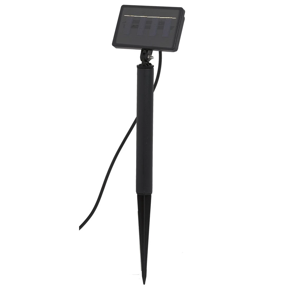 Guirlande Solaire Guinguette 50 LEDs Blanc Chaud Design Ampoule 5,8 M 5 Guirlande Solaire Guinguette 50 LEDs Blanc Chaud Design Ampoule 5,8 M – Image 5