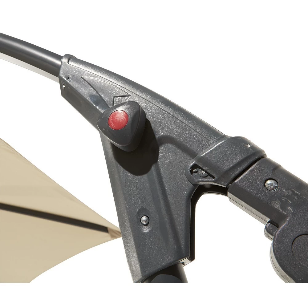 Parasol Déporté IBIZA Gris Anthracite 2 Parasol Déporté IBIZA Gris Anthracite – Image 2