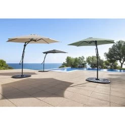 Parasol Déporté Malaga Taupe -Vous ne pouvez pas battre les meubles. 558058 morePictures 08