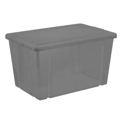 Boîte De Rangement Transparente Gris Fumé 54L 3 Boîte De Rangement Transparente Gris Fumé 54L -Vous ne pouvez pas battre les meubles. 558075