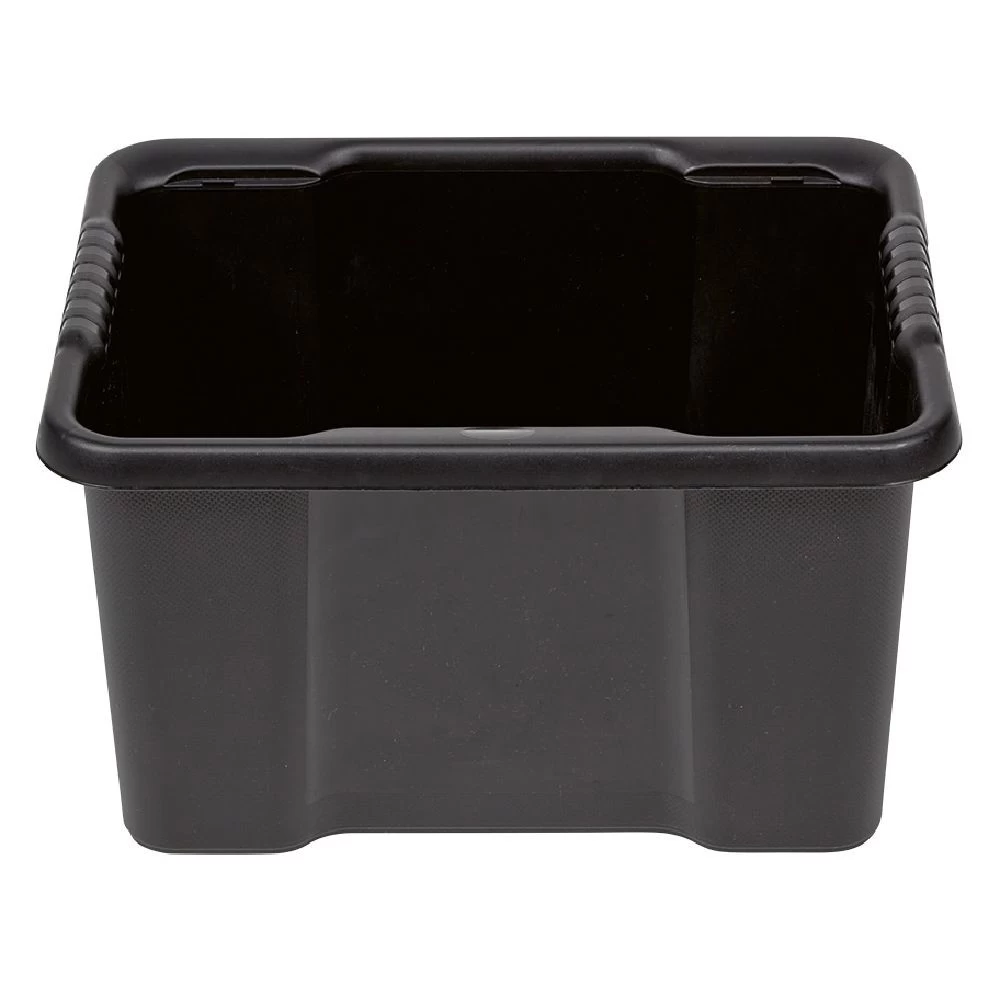 Bac Plastique Recyclé Noir 16L 2 Bac Plastique Recyclé Noir 16L – Image 2