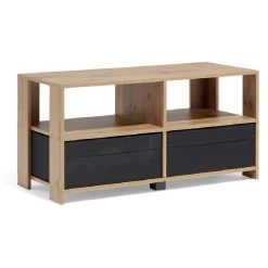 Meuble TV Utah Noir Naturel -Vous ne pouvez pas battre les meubles. 558107 morePictures 01