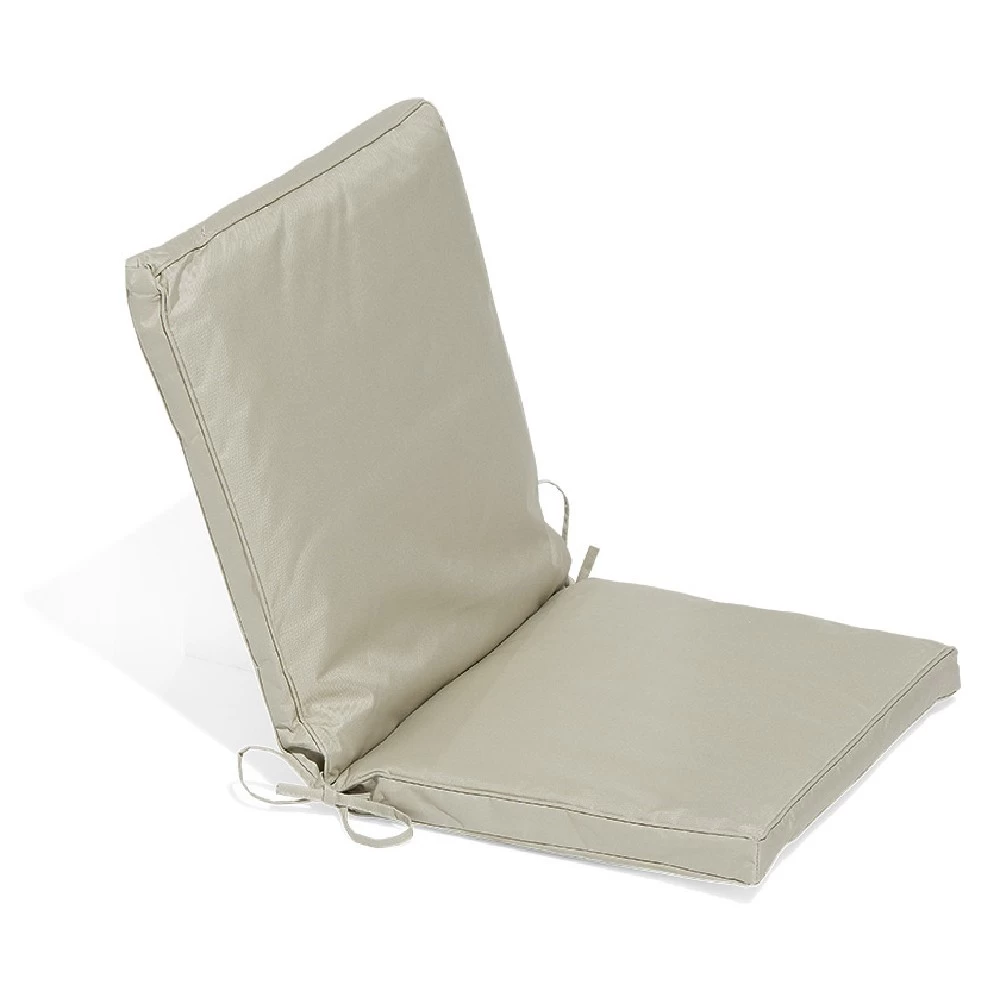 Coussin De Fauteuil Carré Taupe Fixation Nouette 2 Coussin De Fauteuil Carré Taupe Fixation Nouette – Image 2