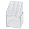 Organisateur à Maquillage 2 Niveaux Transparent