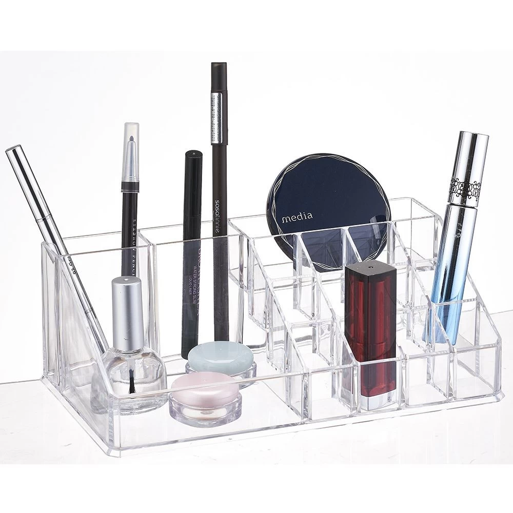 Organisateur Transparent Pour Cosmétiques Et Pinceaux De Maquillage 2 Organisateur Transparent Pour Cosmétiques Et Pinceaux De Maquillage – Image 2