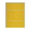 Tapis D'extérieur En Plastique Tressé - 150x220cm - Jaune - Réversible - 100% Polypropylène - 400gr / M2 - AGADIR