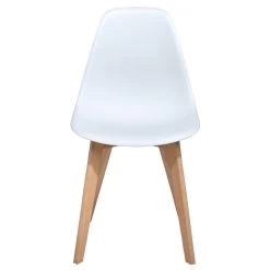 Chaise Chloé Blanche Pieds Hêtre L.47 X P.52 X H.85 Cm - Lot De 2 9 Chaise Chloé Blanche Pieds Hêtre L.47 X P.52 X H.85 Cm - Lot De 2 -Vous ne pouvez pas battre les meubles. 560720 morePictures 01