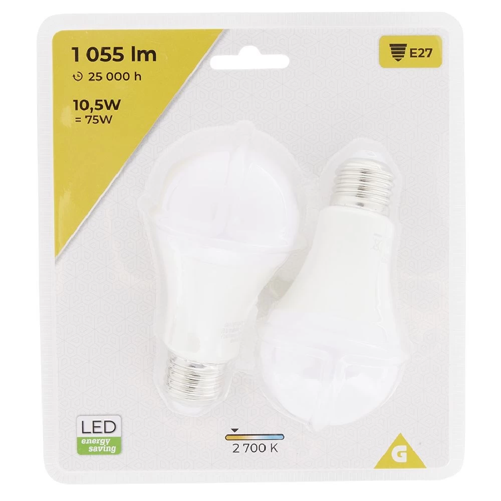 Ampoule LED A60 E27 X2 2 Ampoule LED A60 E27 X2 – Image 2