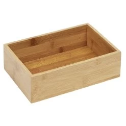Boîte En Bambou Organisateur L.22,5xl.15xH.6,5 Cm