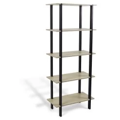 Étagère Damian 5 Niveaux En Bois Noir Et Naturel 3 Étagère Damian 5 Niveaux En Bois Noir Et Naturel -Vous ne pouvez pas battre les meubles. 561719