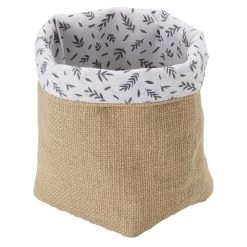 Panière En Jute 12x12xH.16 Cm -Vous ne pouvez pas battre les meubles. 561905 morePictures 01