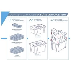 Box De Rangement Combi Tontarelli 13 L Transparent -Vous ne pouvez pas battre les meubles. 565650 morePictures 05