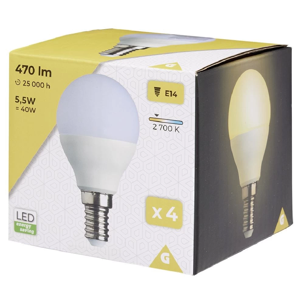 Ampoule Led à 4 Filaments E27 5,5W X4 2 Ampoule Led à 4 Filaments E27 5,5W X4 – Image 2