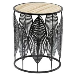 Sellette En Métal Design Feuille Tropical Noir H40,5 Cm 5 Sellette En Métal Design Feuille Tropical Noir H40,5 Cm -Vous ne pouvez pas battre les meubles. 570114 morePictures 01