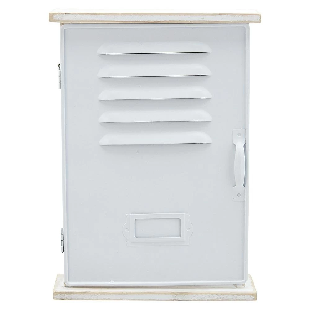 Boîte à Clés Casier Industriel Métal Blanc Naturel 4 Boîte à Clés Casier Industriel Métal Blanc Naturel – Image 4