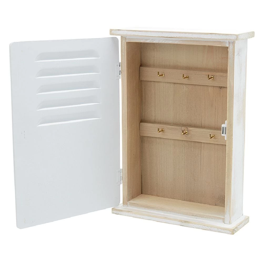 Boîte à Clés Casier Industriel Métal Blanc Naturel 3 Boîte à Clés Casier Industriel Métal Blanc Naturel – Image 3