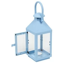 Lanterne Photophore En Métal Bleu -Vous ne pouvez pas battre les meubles. 570663 morePictures 01